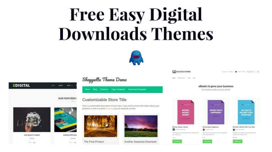 Free Easy Digital Downloads Themes