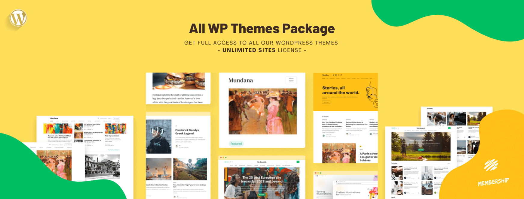 All WordPress Themes Package