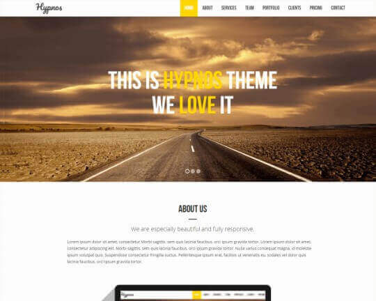 Hypnos - Free HTML Template